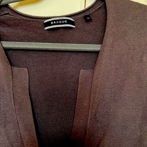 Grey Sweater top, chic luxury wear for business casual/ party smart, soft weave